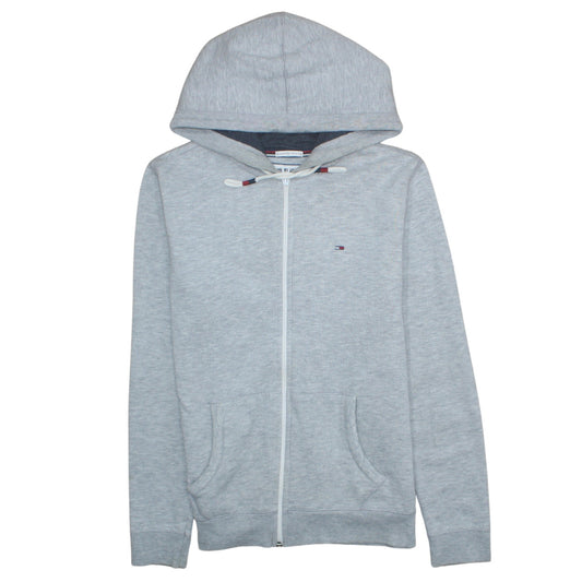 Hilfiger Denim Men's Grey Full Zip Hoodie Size M Regular Fit