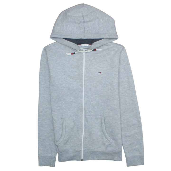 Hilfiger Denim Men's Grey Full Zip Hoodie Size M Regular Fit