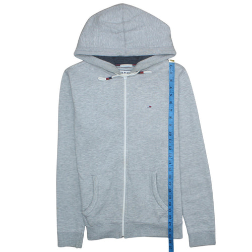 Hilfiger Denim Men's Grey Full Zip Hoodie Size M Regular Fit