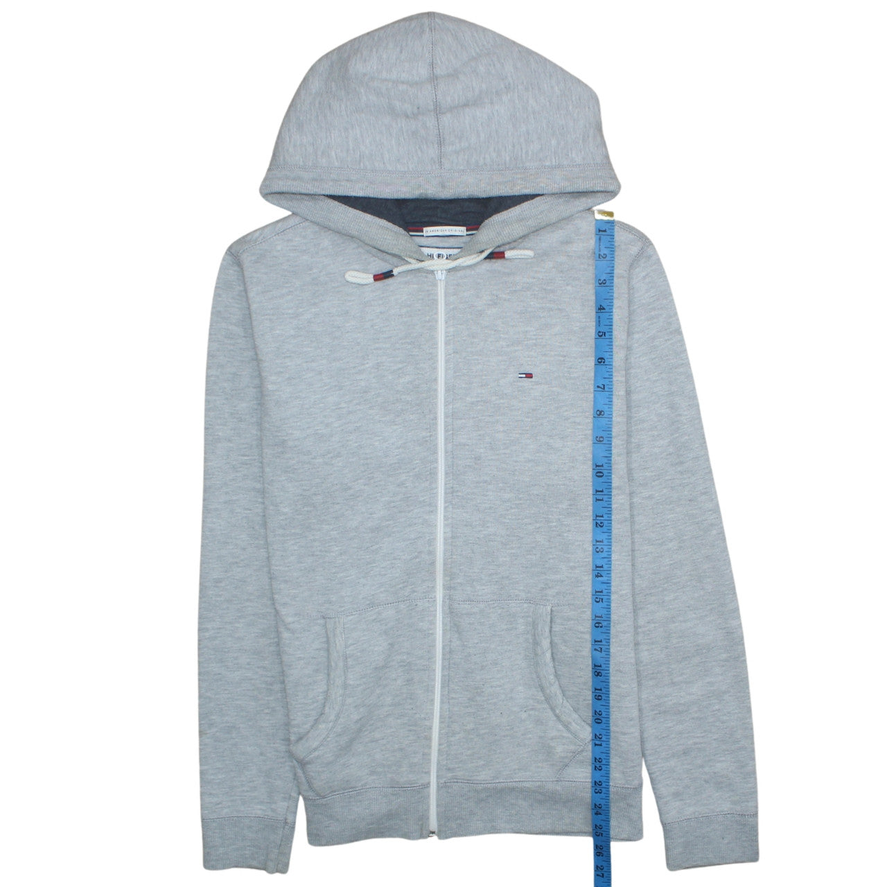 Hilfiger Denim Men's Grey Full Zip Hoodie Size M Regular Fit