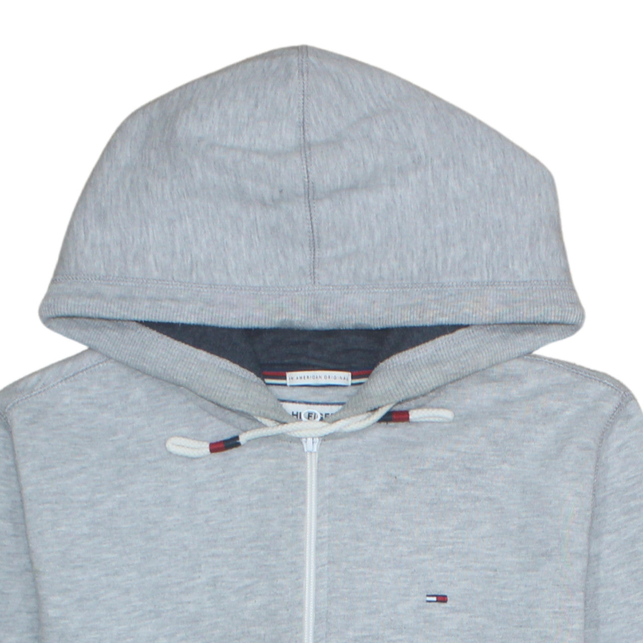 Hilfiger Denim Men's Grey Full Zip Hoodie Size M Regular Fit