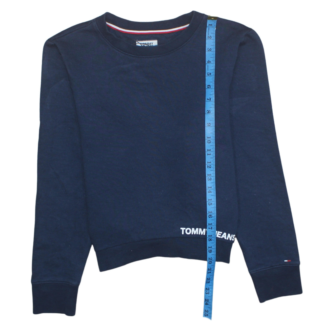 Tommy Jeans Men's Blue XS Pullover Crew Neck Sweatshirt