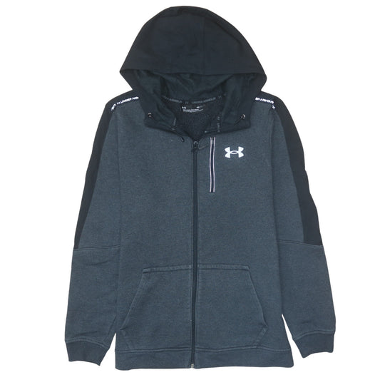 Under Armour Men's Grey Full Zip Hooded Sweatshirt Size M