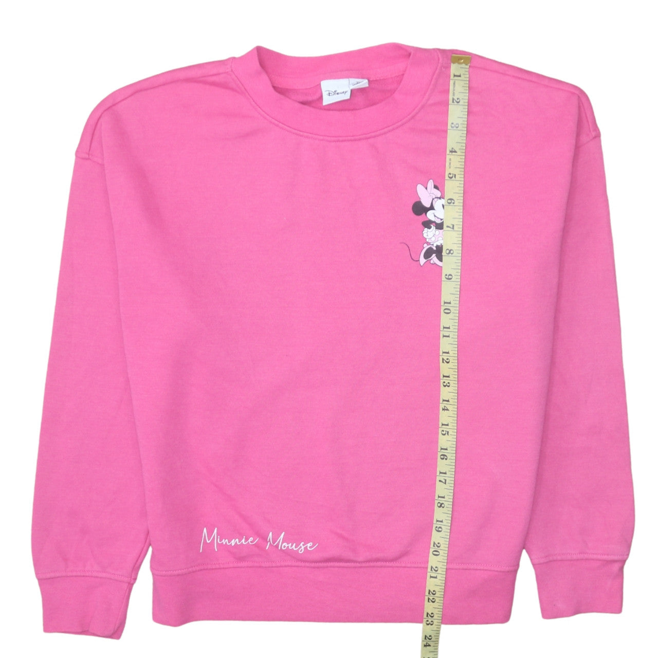 Disney Women Pink Minnie Mouse Pullover Sweatshirt XS