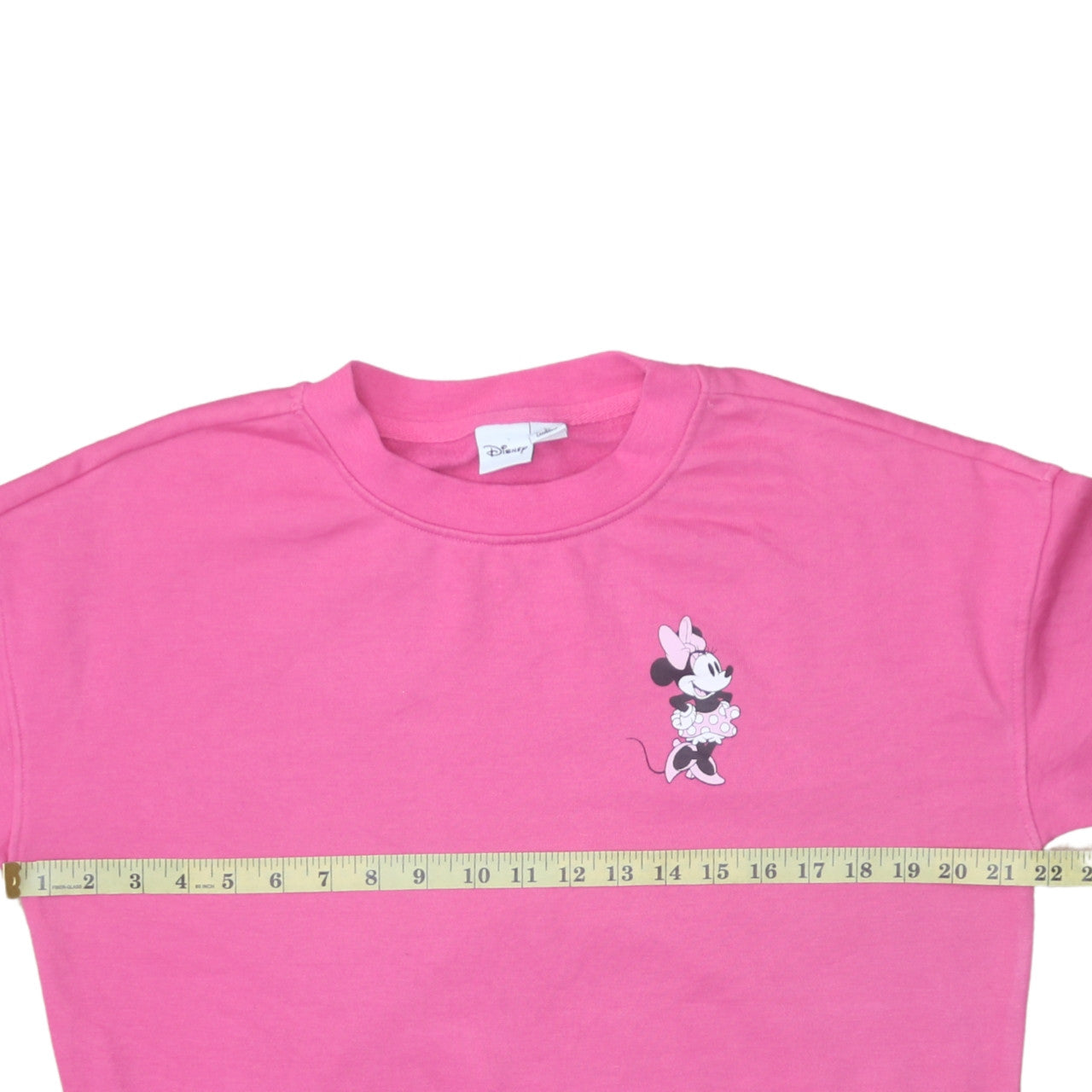 Disney Women Pink Minnie Mouse Pullover Sweatshirt XS