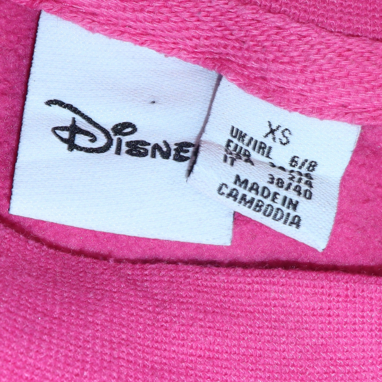 Disney Women Pink Minnie Mouse Pullover Sweatshirt XS