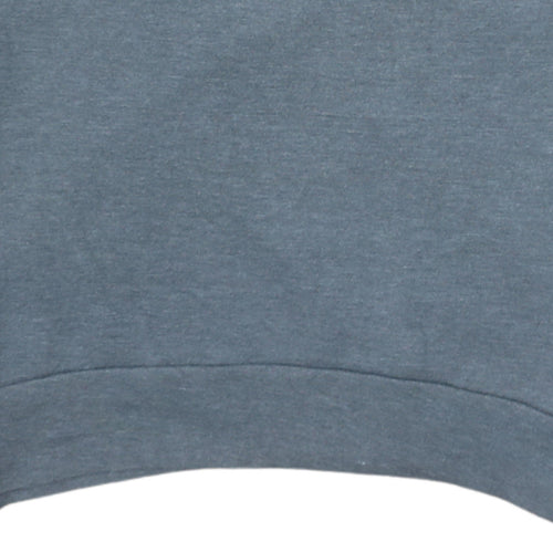 Hollister Men's Grey XS Pullover Sweatshirt Crew Neck Logo Fleece