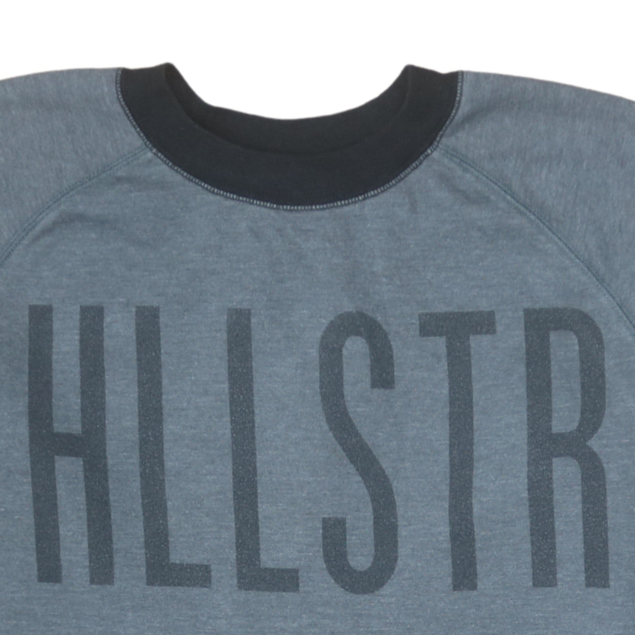 Hollister Men's Grey XS Pullover Sweatshirt Crew Neck Logo Fleece