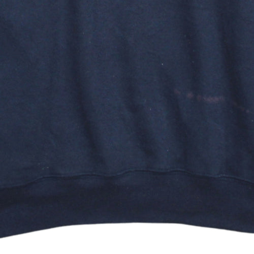Reebok Men Blue Crew Neck Pullover Sweatshirt Size S