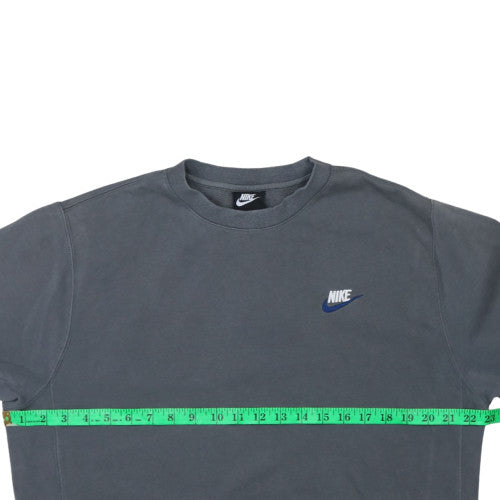 Nike Men's Grey Pullover Crew Neck Sweatshirt Size M