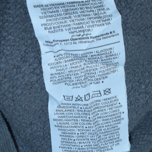 Nike Men's Grey Pullover Crew Neck Sweatshirt Size M