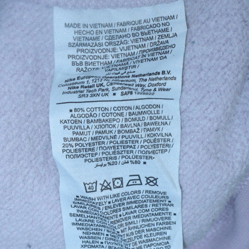 Nike Women's Lilac Cotton Blend Crew Neck Sweatshirt Size S