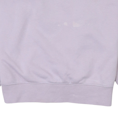 Nike Women's Lilac Cotton Blend Crew Neck Sweatshirt Size S