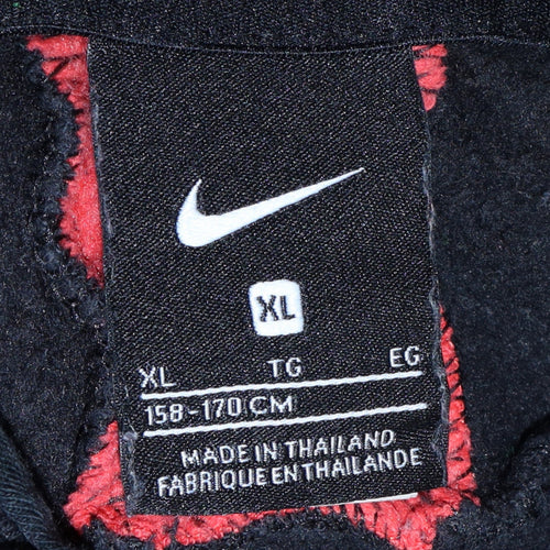 Nike LFC Black XL Teens Pullover Hoodie with Red Logo