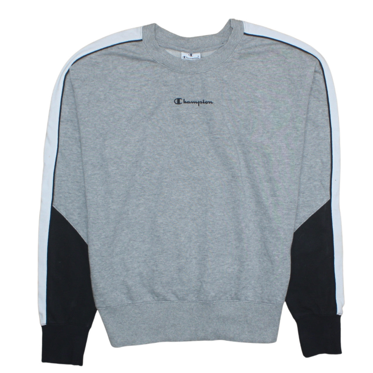 Champion Men's Grey Crew Neck Pullover Sweatshirt Size M