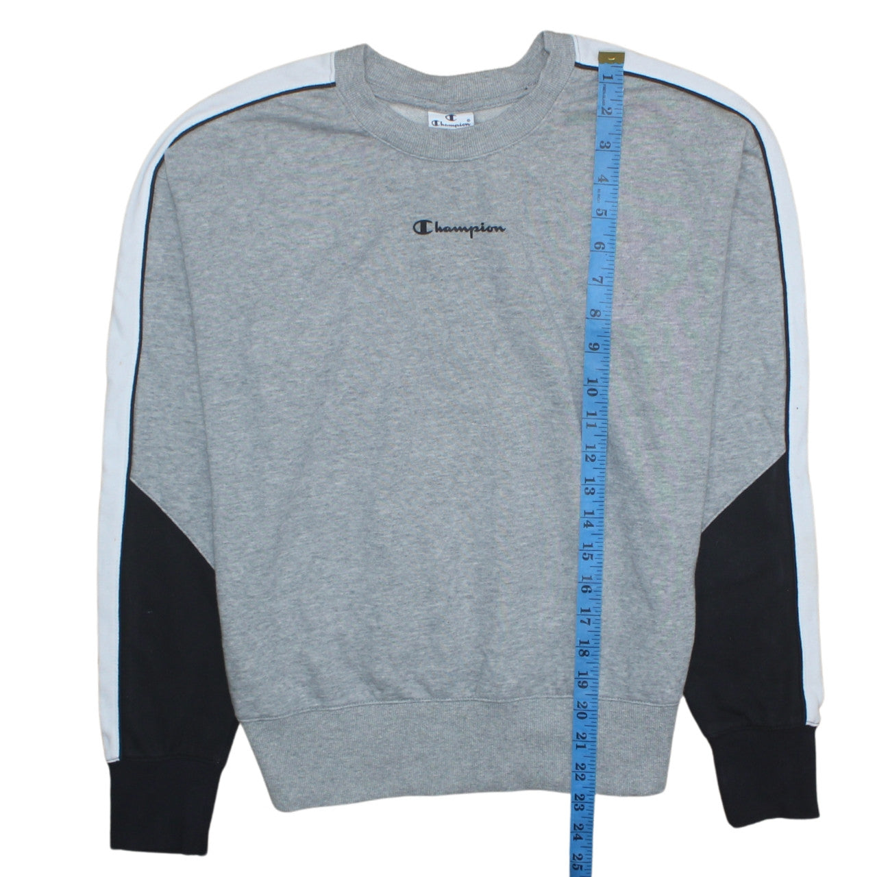 Champion Men's Grey Crew Neck Pullover Sweatshirt Size M