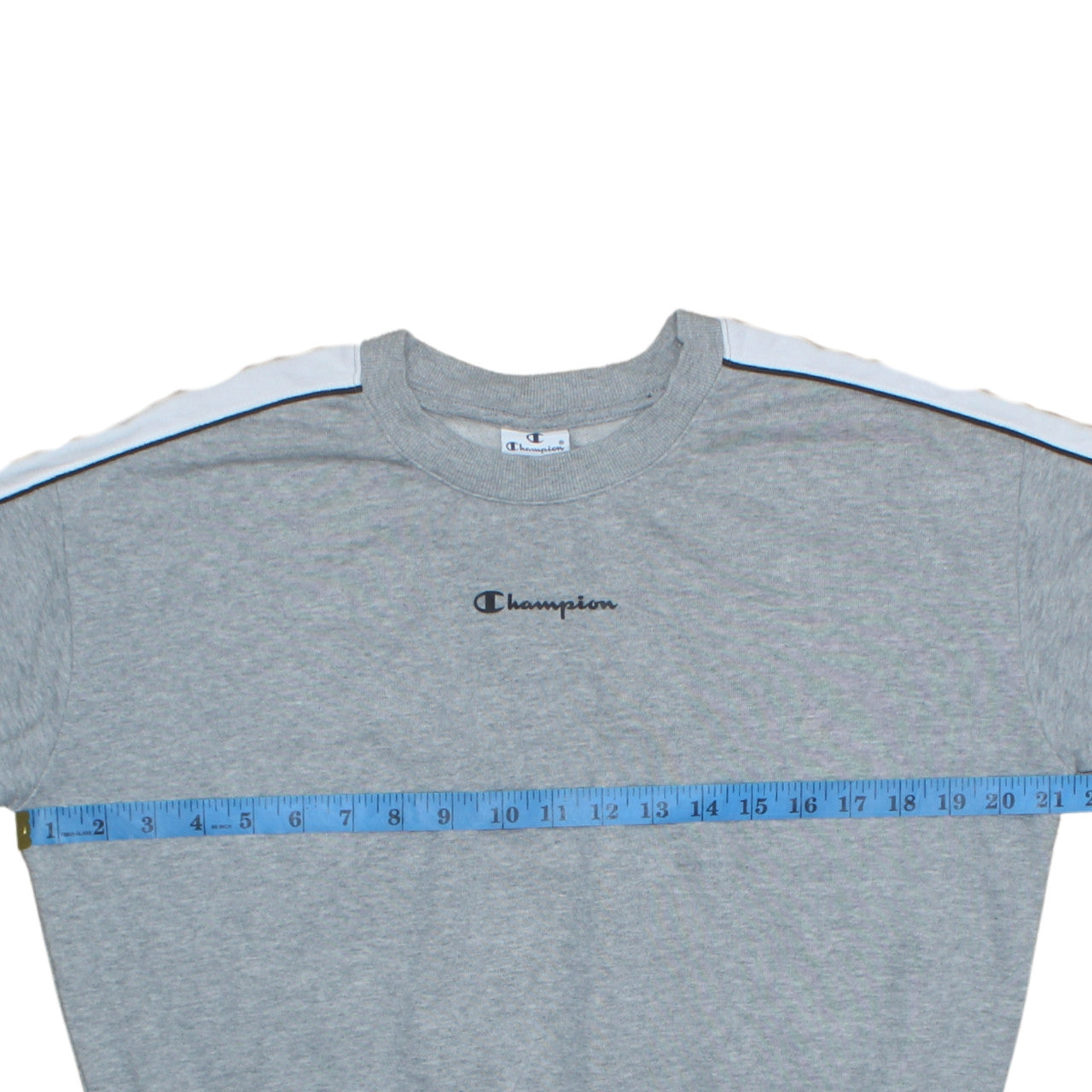 Champion Men's Grey Crew Neck Pullover Sweatshirt Size M