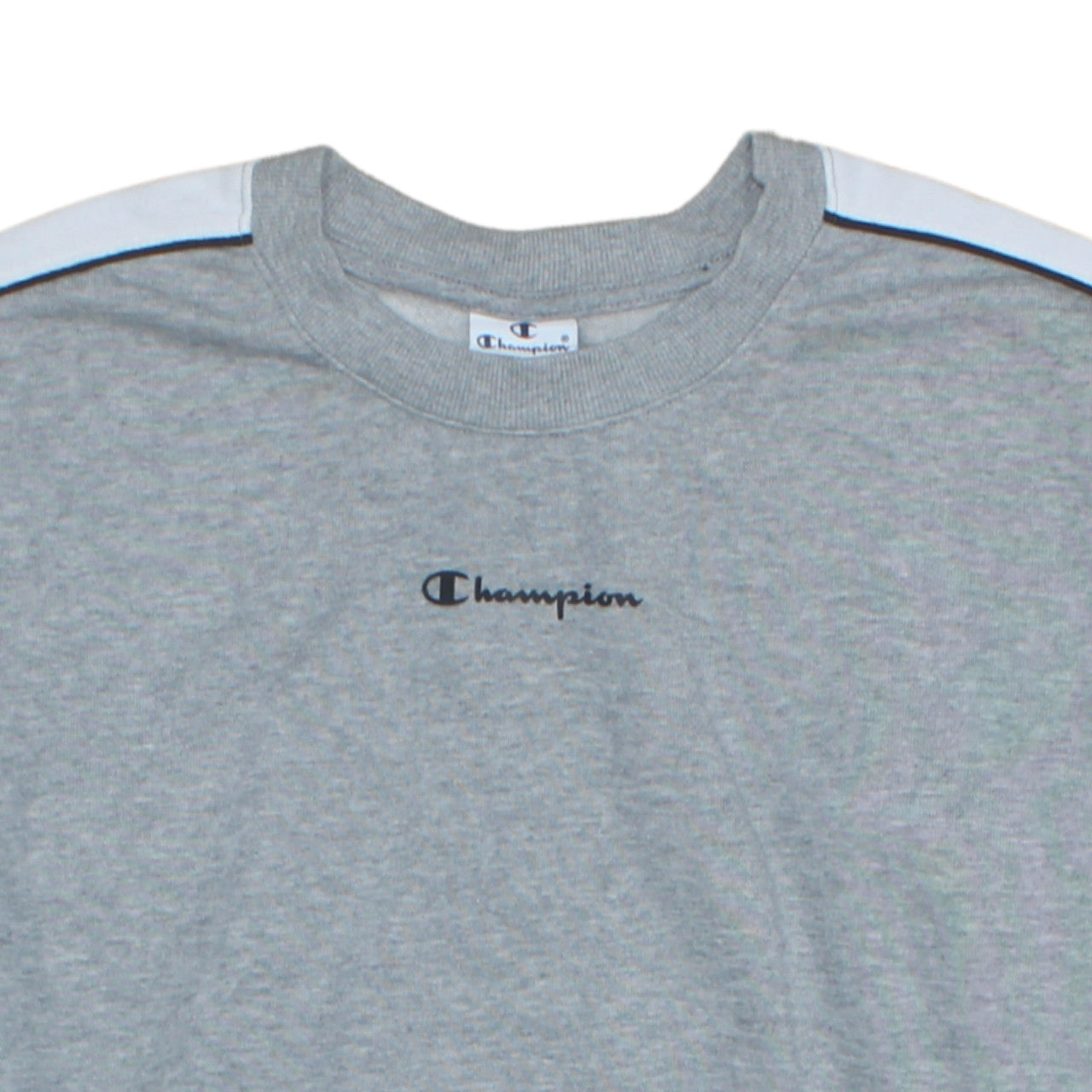 Champion Men's Grey Crew Neck Pullover Sweatshirt Size M