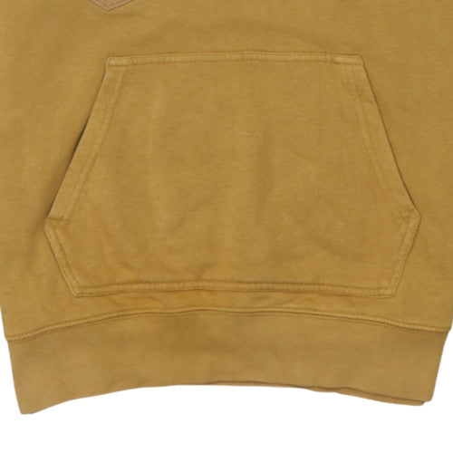 GAP Teens Brown Pullover Hoodie S Logo Fleece Sweatshirt