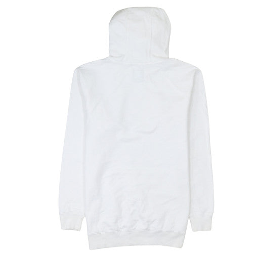 Vans Mens White Pullover Hoodie Medium Fleece Logo Skate Style