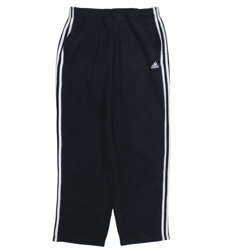 Adidas Men's Black M Track Pants with Side Stripes Regular Fit