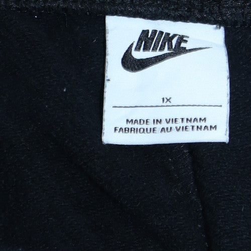Nike Men's Black XL Fleece Jogger Trousers Activewear