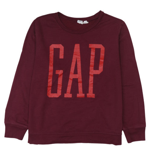GAP Men's Red XL Pullover Crew Neck Logo Sweatshirt