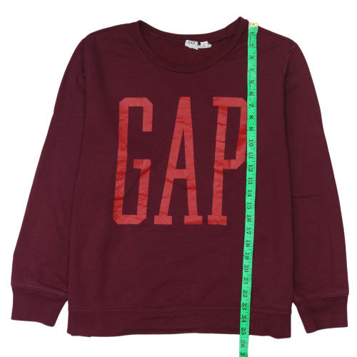 GAP Men's Red XL Pullover Crew Neck Logo Sweatshirt