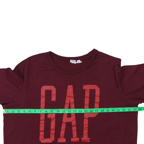 GAP Men's Red XL Pullover Crew Neck Logo Sweatshirt
