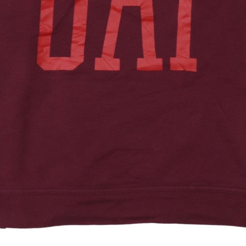 GAP Men's Red XL Pullover Crew Neck Logo Sweatshirt