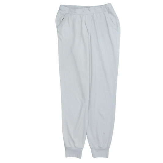 Nike Men White Dri-Fit Yoga Jogger Trousers Size S