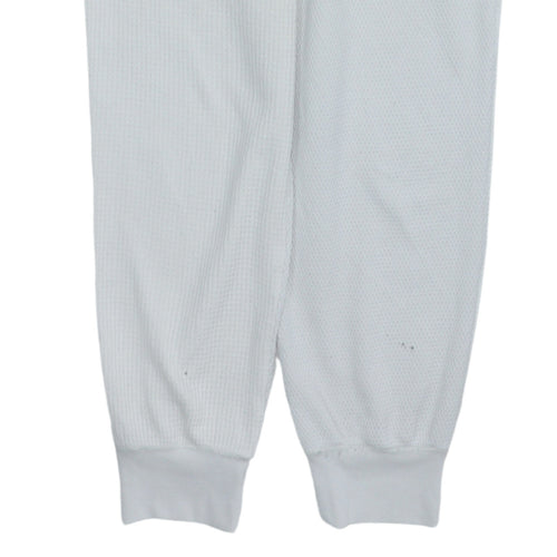 Nike Men White Dri-Fit Yoga Jogger Trousers Size S