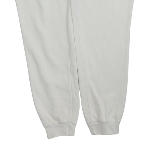 Ellesse Mens White Jogger Sweatpants M Regular Fit Cotton Blend