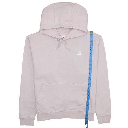 Nike Womens Beige Pullover Hoodie Medium Hooded Sweatshirt