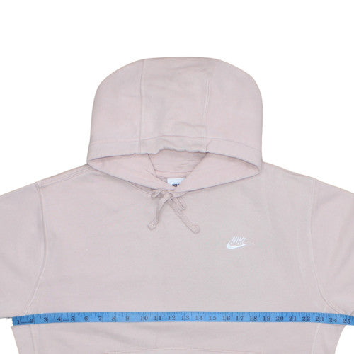 Nike Womens Beige Pullover Hoodie Medium Hooded Sweatshirt