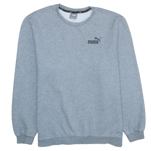 Puma Mens Grey Crew Neck Sweatshirt XXL Classic Pullover