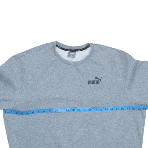 Puma Mens Grey Crew Neck Sweatshirt XXL Classic Pullover