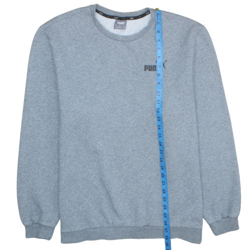 Puma Mens Grey Crew Neck Sweatshirt XXL Classic Pullover