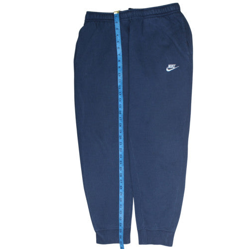Nike Men's Blue Fleece Jogger Sweatpants L Regular Fit Activewear