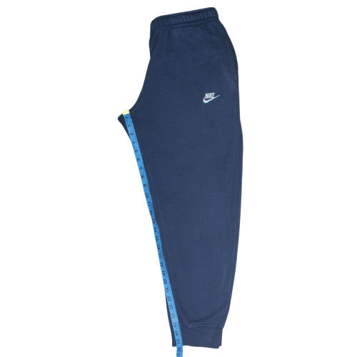 Nike Men's Blue Fleece Jogger Sweatpants L Regular Fit Activewear