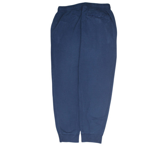 Nike Men's Blue Fleece Jogger Sweatpants L Regular Fit Activewear