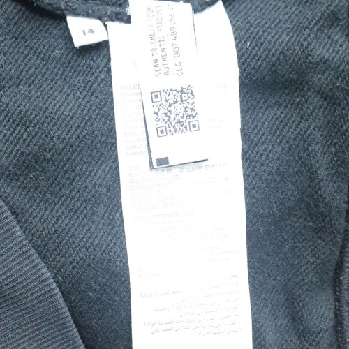 C.P. Company Womens Black Cotton Crew Neck Long Sleeve Top Size 14
