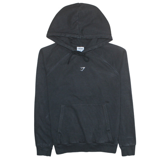 Gymshark Men’s Black XS Pullover Hoodie Cotton Blend Sportswear