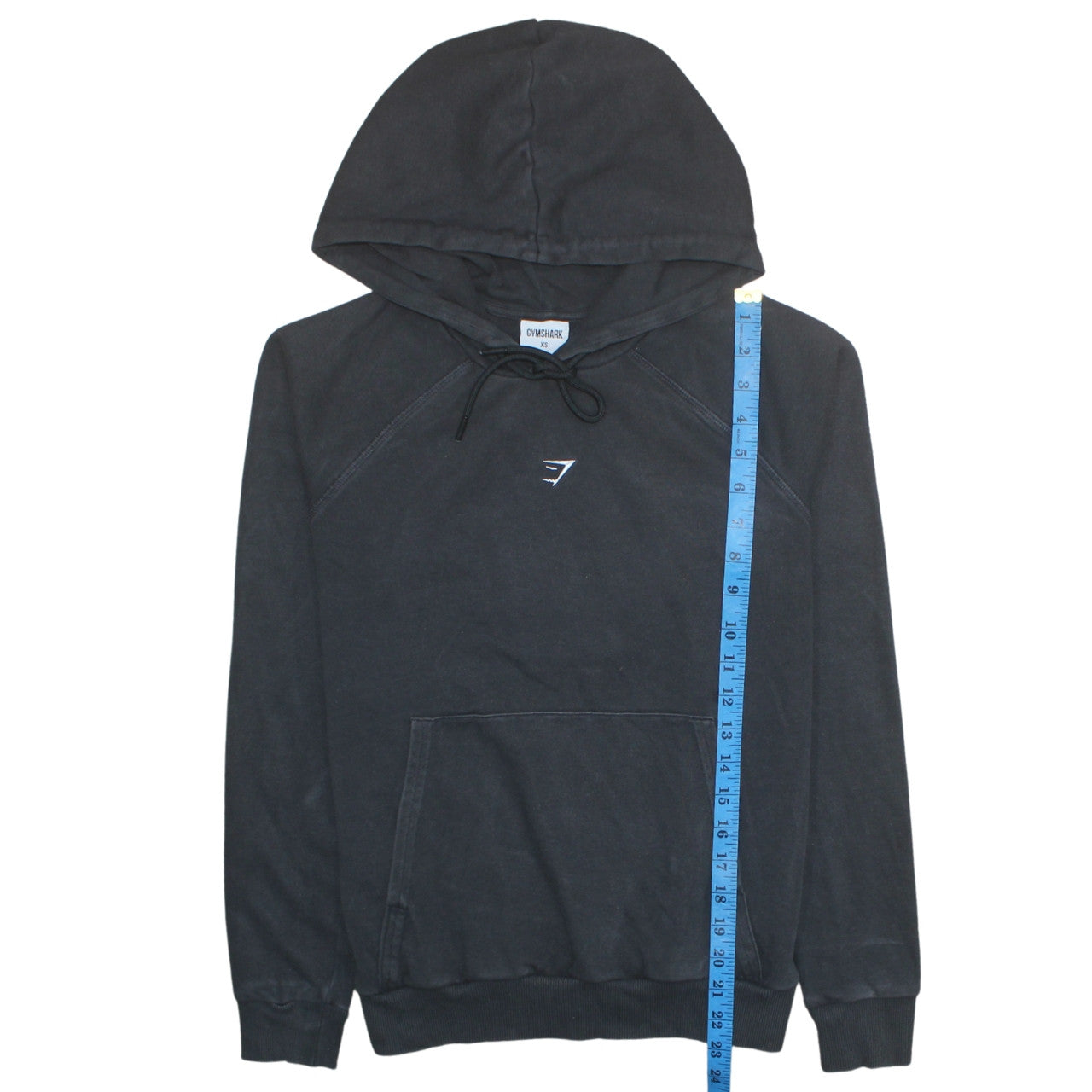 Gymshark Men’s Black XS Pullover Hoodie Cotton Blend Sportswear