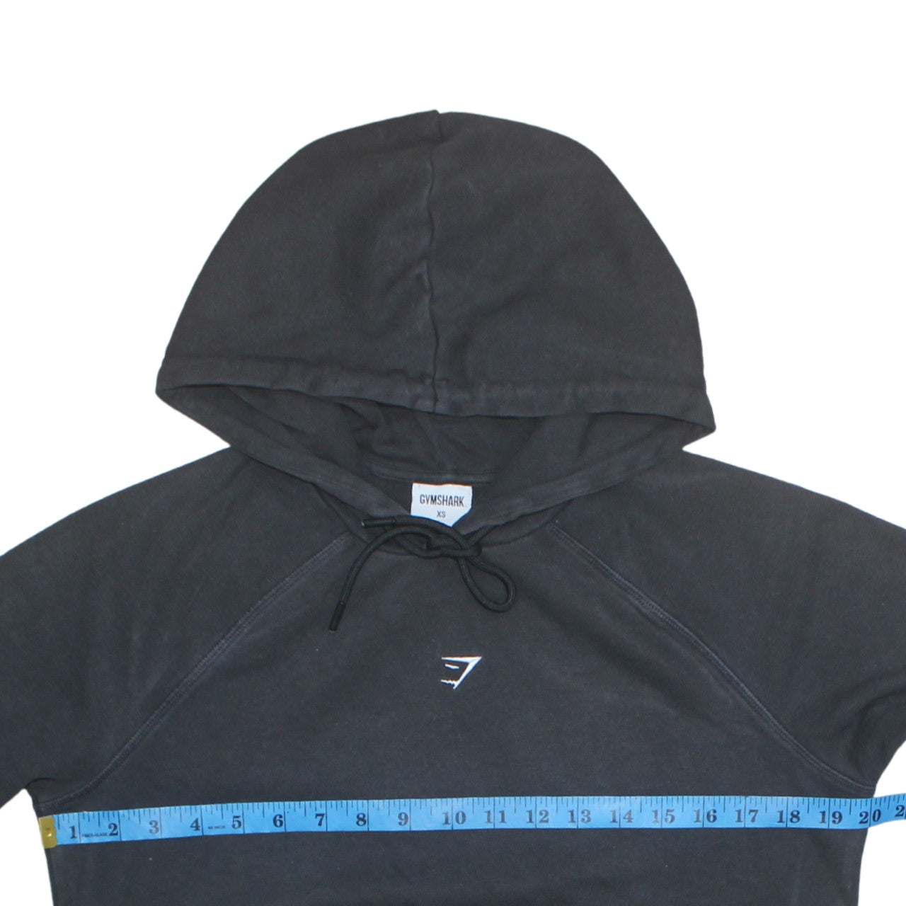 Gymshark Men’s Black XS Pullover Hoodie Cotton Blend Sportswear