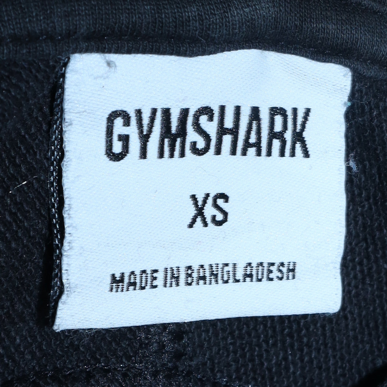 Gymshark Men’s Black XS Pullover Hoodie Cotton Blend Sportswear