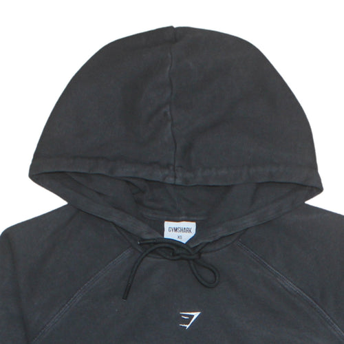 Gymshark Men’s Black XS Pullover Hoodie Cotton Blend Sportswear