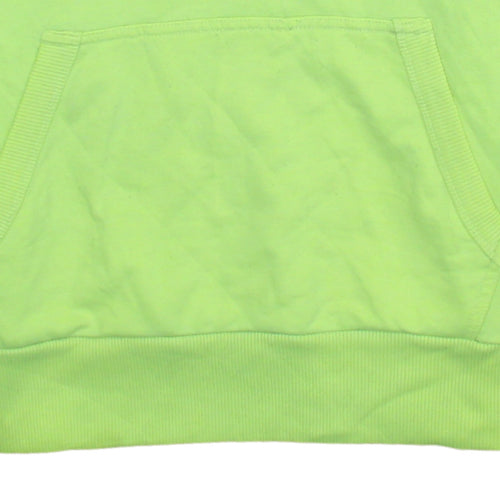 Superdry Mens Green Pullover Hoodie Size S Logo Graphic Sweatshirt