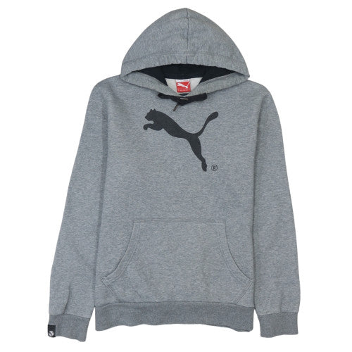 Puma Men's Grey Pullover Hoodie M Regular Fit Sports Style