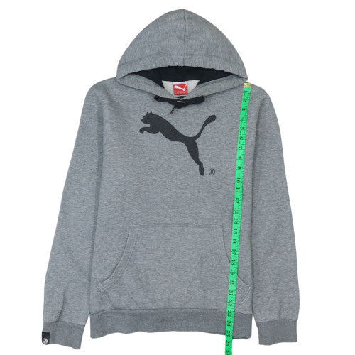 Puma Men's Grey Pullover Hoodie M Regular Fit Sports Style